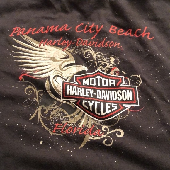 Harley Davidson size 1X black 110th anniversary camisole adjustable straps - Picture 6 of 11